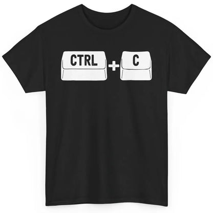 Ctrl C Copy Matching Family Software Engineer Programmer Classic Unisex T-Shirt