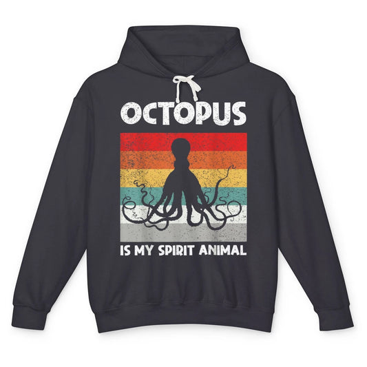 Funny Octopus My Spirit Animal Kraken Sea Marine Creature Unisex Lightweight Hoodie