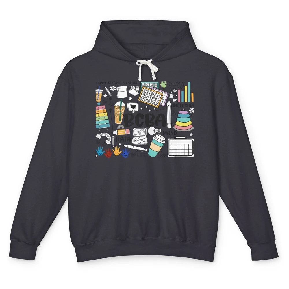 Board Certified Behavior Analyst BCBA Symbols ABA Therapist Unisex Lightweight Hoodie