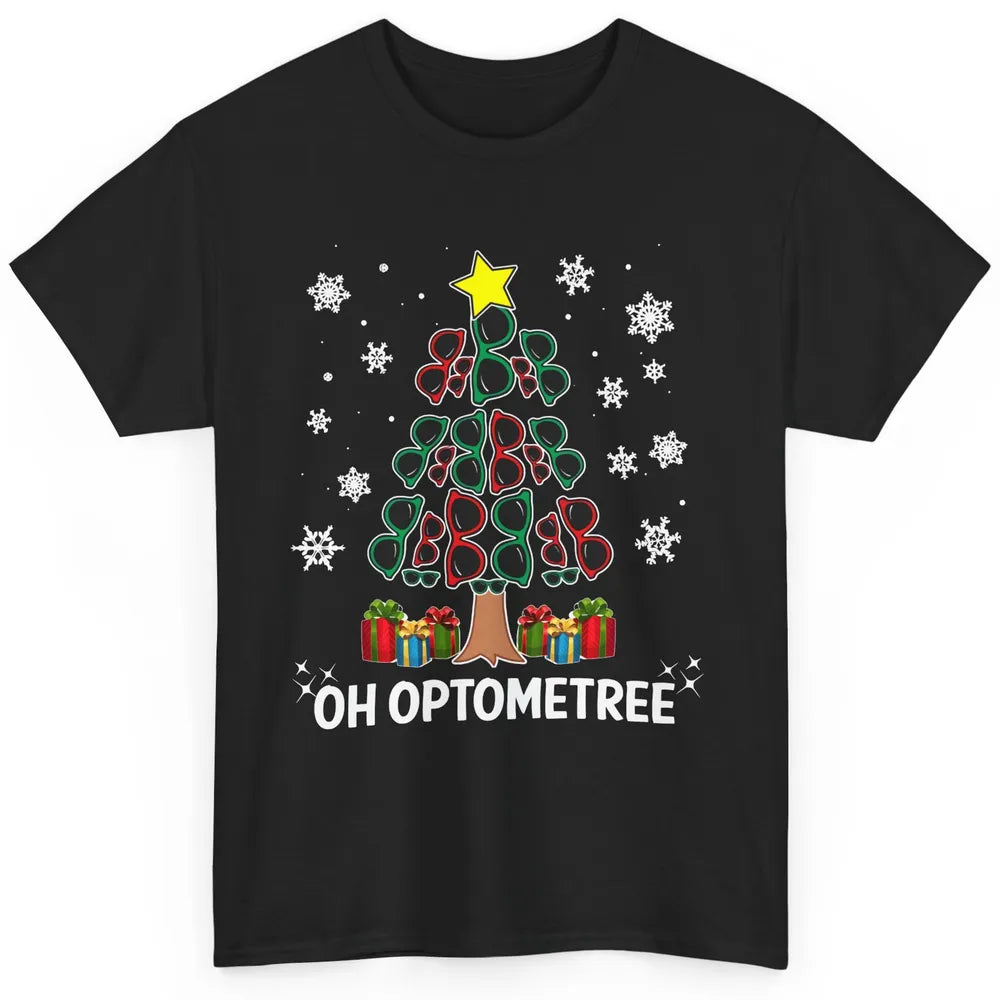 Glasses Christmas Tree Oh Optometree Optometry Optician Gift Classic Unisex T-Shirt