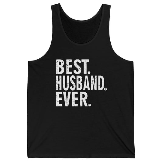 Vintage Best Husband Ever Father's Day Unisex Jersey Tank