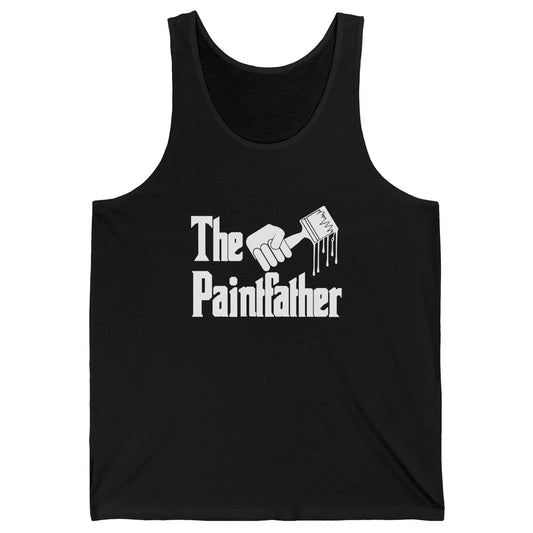 The Paintfather Funny Painter Artist Teacher Art Vintage Dad Unisex Jersey Tank