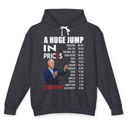 Funny Joe Biden US Crisis I Did That Anti Biden Liberals Unisex Lightweight Hoodie