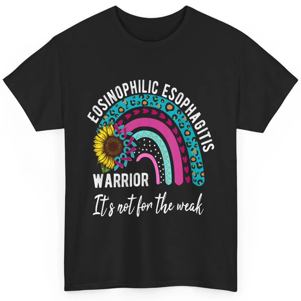 Eosinophilic Esophagitis Month Warrior Rainbow Not For Weak Classic Unisex T-Shirt