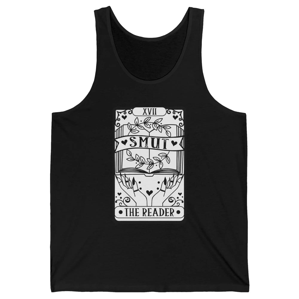 Retro Smut The Reader Tarot Card Halloween Book Lovers Unisex Jersey Tank