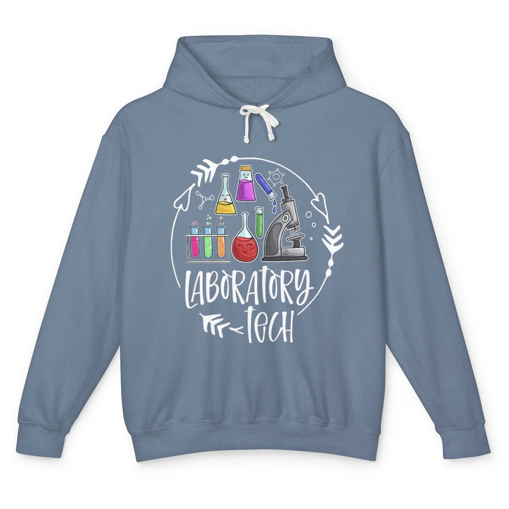 Cute Laboratory Tech Lab Week Medical Laboratory Scientist Unisex Lightweight Hoodie