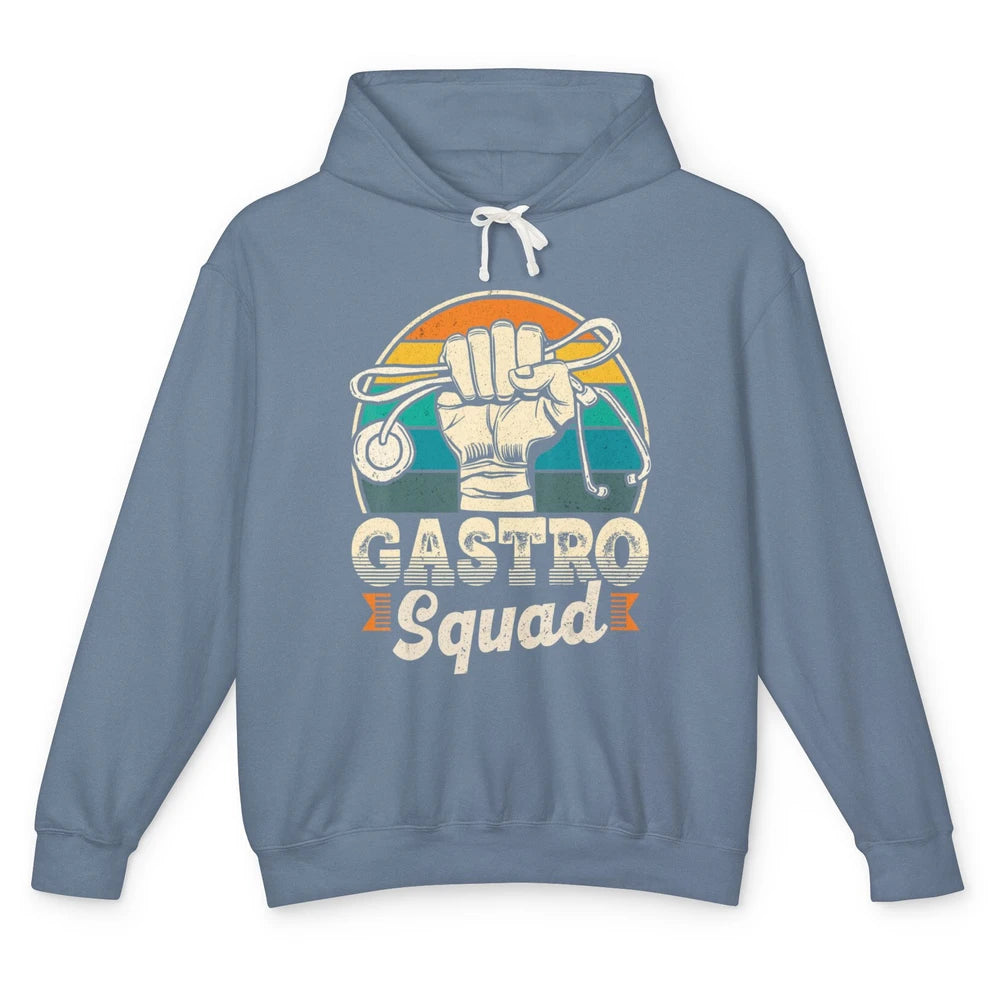 Gastro Squad Medical Assistant Doctor Gastroenterology Retro Unisex Lightweight Hoodie