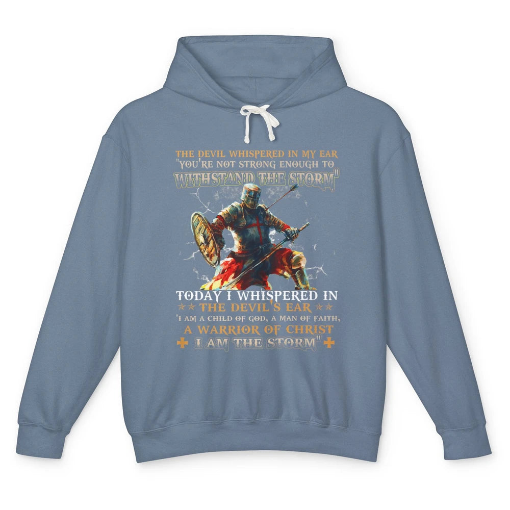 Crusader Knight Templar Warrior Of God Christ Retro Brother Unisex Lightweight Hoodie