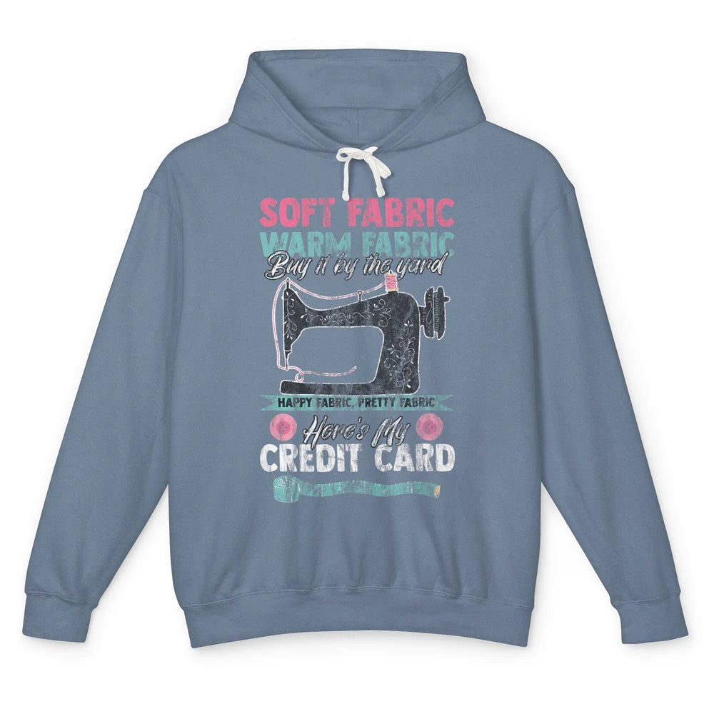 Soft Fabric By The Yard Sewing Machine Quilting Crafting Unisex Lightweight Hoodie