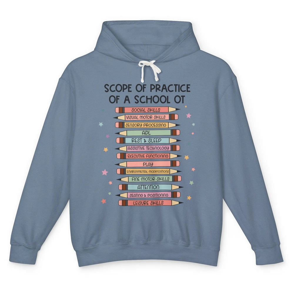 Scope Of Practice Of A School Occupational Therapy Teacher Unisex Lightweight Hoodie