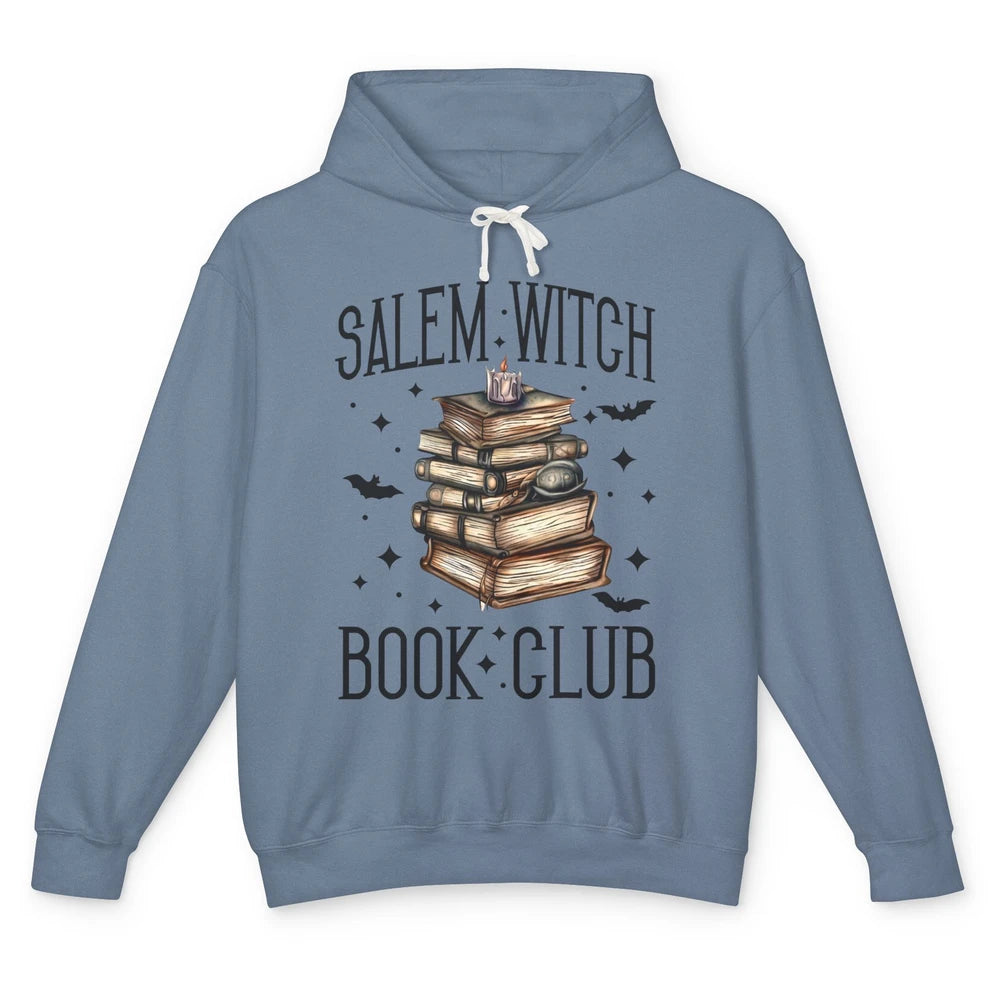 Retro Halloween Salem Witch Book Club Booknerd Reading Lover Unisex Lightweight Hoodie