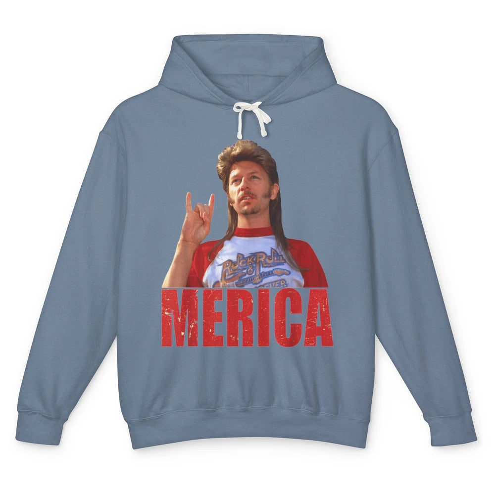 Funny Joe Merica 4th Of July Independence America Patriotic Unisex Lightweight Hoodie