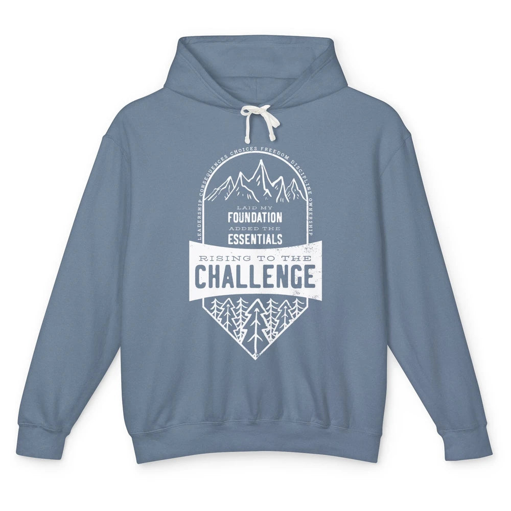 Challenge A Leadership Rising To The Challenge Homeschooling Unisex Lightweight Hoodie