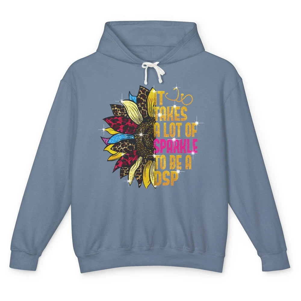 Sunflower DSP Take Sparkle To Be Direct Support Professional Unisex Lightweight Hoodie