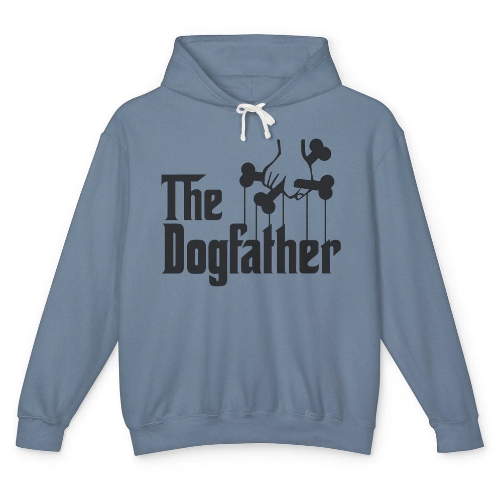 The Dogfather Parody Dog Lovers Funny Dog Dad Fathers Day Unisex Lightweight Hoodie