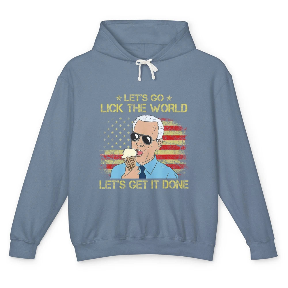 Funny Joe Biden Conservative Anti Biden Democrats Vote Trump Unisex Lightweight Hoodie