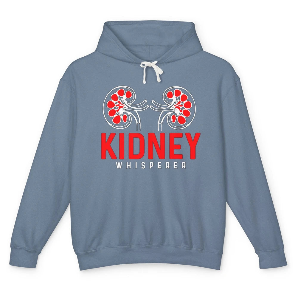 Nephrologist Dialysis Tech Nurse Kidney Whisperer Nursing Unisex Lightweight Hoodie