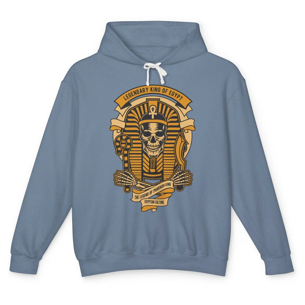 Ancient Egyptian Pyramid Golden King Tut Pharaoh Tutankhamun Unisex Lightweight Hoodie