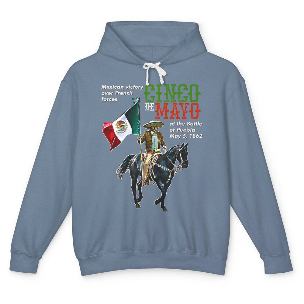 Battle Puebla May 5 1862 Cinco De Mayo Party Fiesta Mexican Unisex Lightweight Hoodie