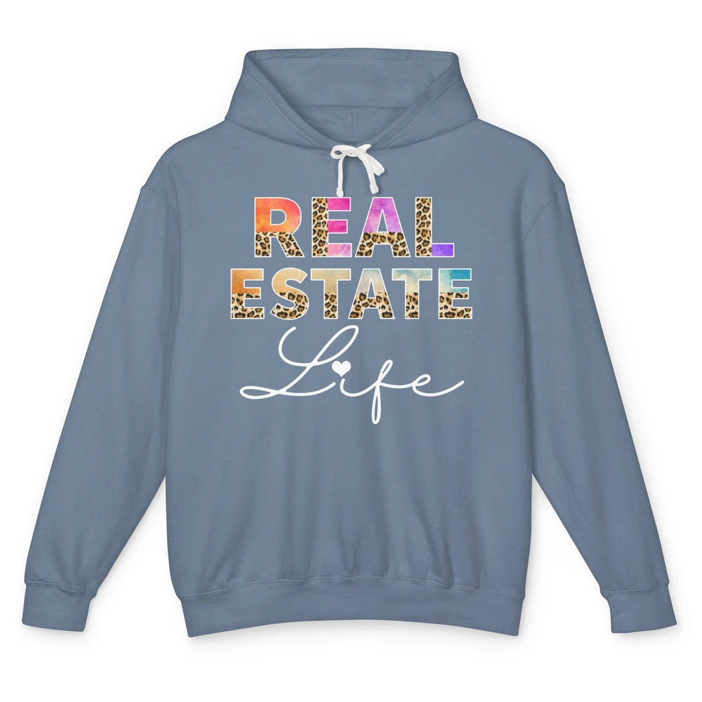 Leopard Real Estate Life Realtor Closing Deal Investor House Unisex Lightweight Hoodie