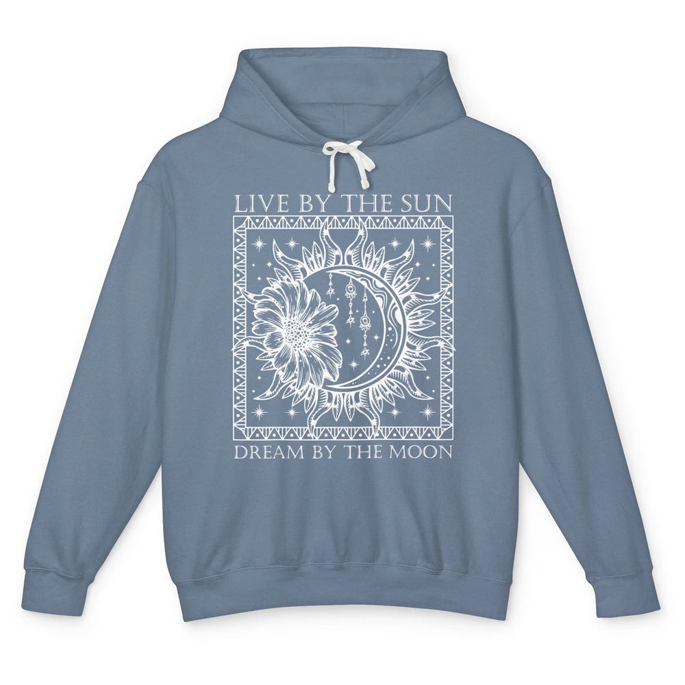 Aesthetic Mystical Sun Moon Gothic Boho Bohemian Astrology Unisex Lightweight Hoodie