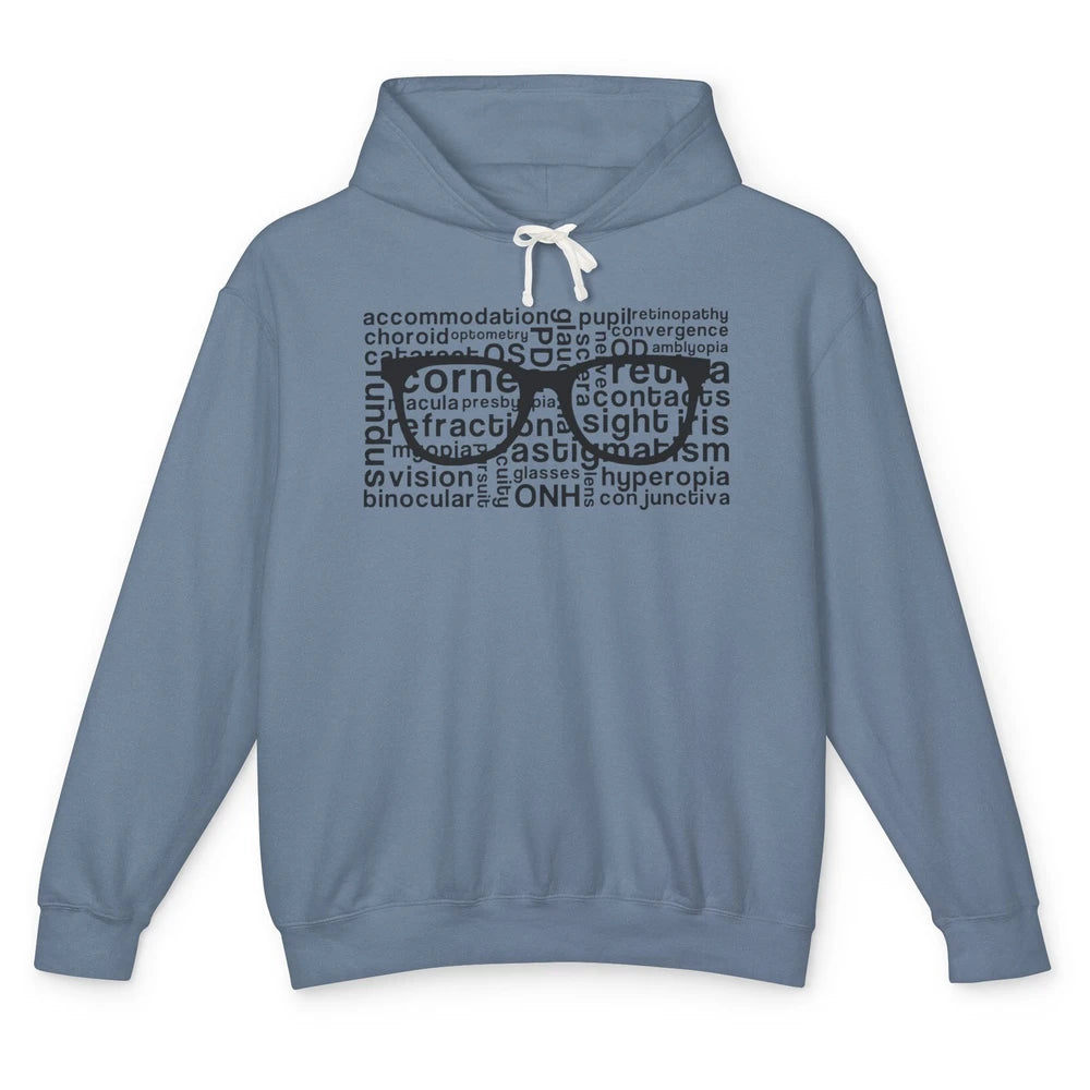 Optometry Glasses Ophthalmologist Optometrist Optician Gift Unisex Lightweight Hoodie