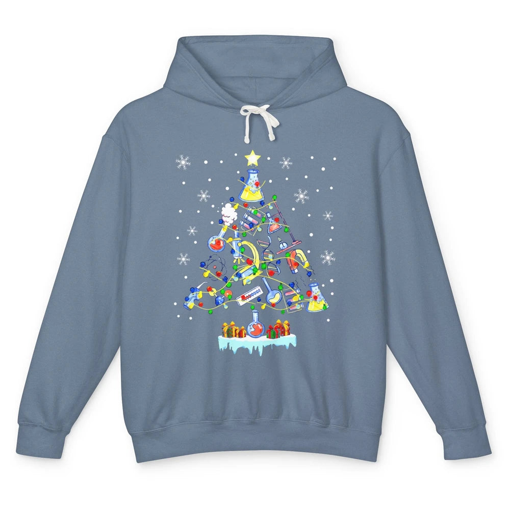 Laboratory Technician Christmas Tree Lab Tech Christmas Unisex Lightweight Hoodie