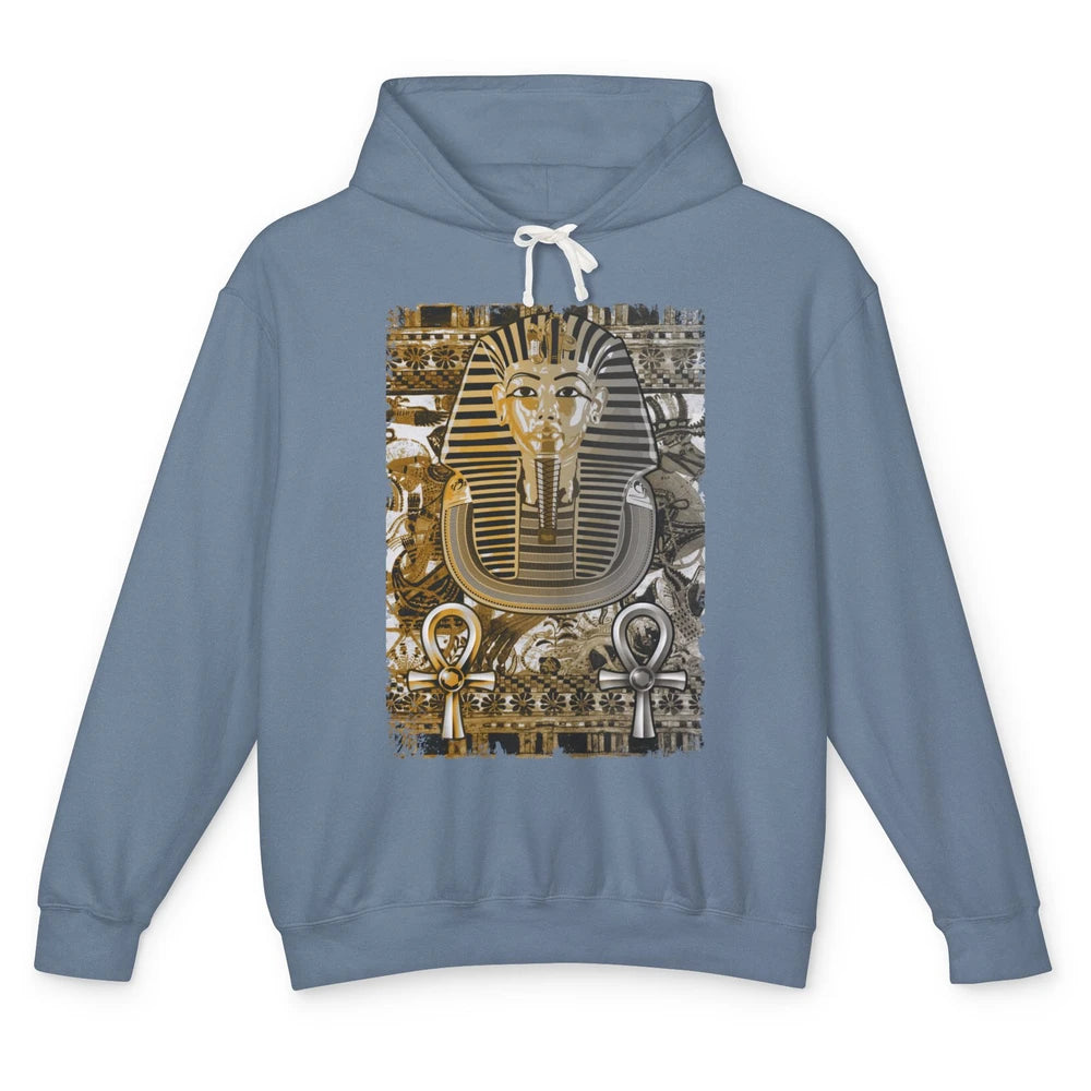 Ancient Egyptian Pyramid Golden King Tut Pharaoh Tutankhamun Unisex Lightweight Hoodie