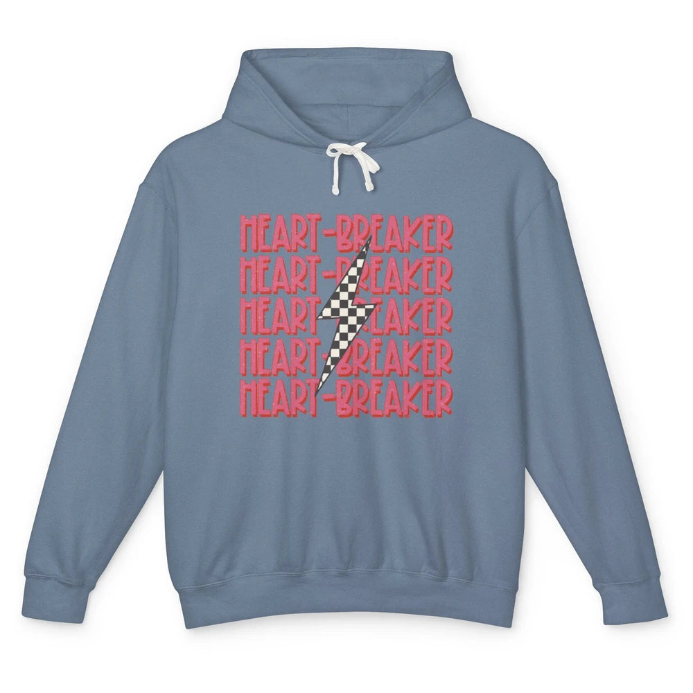 Anti Valentines Day Funny Heartbreaker Thunder Light Boho Unisex Lightweight Hoodie