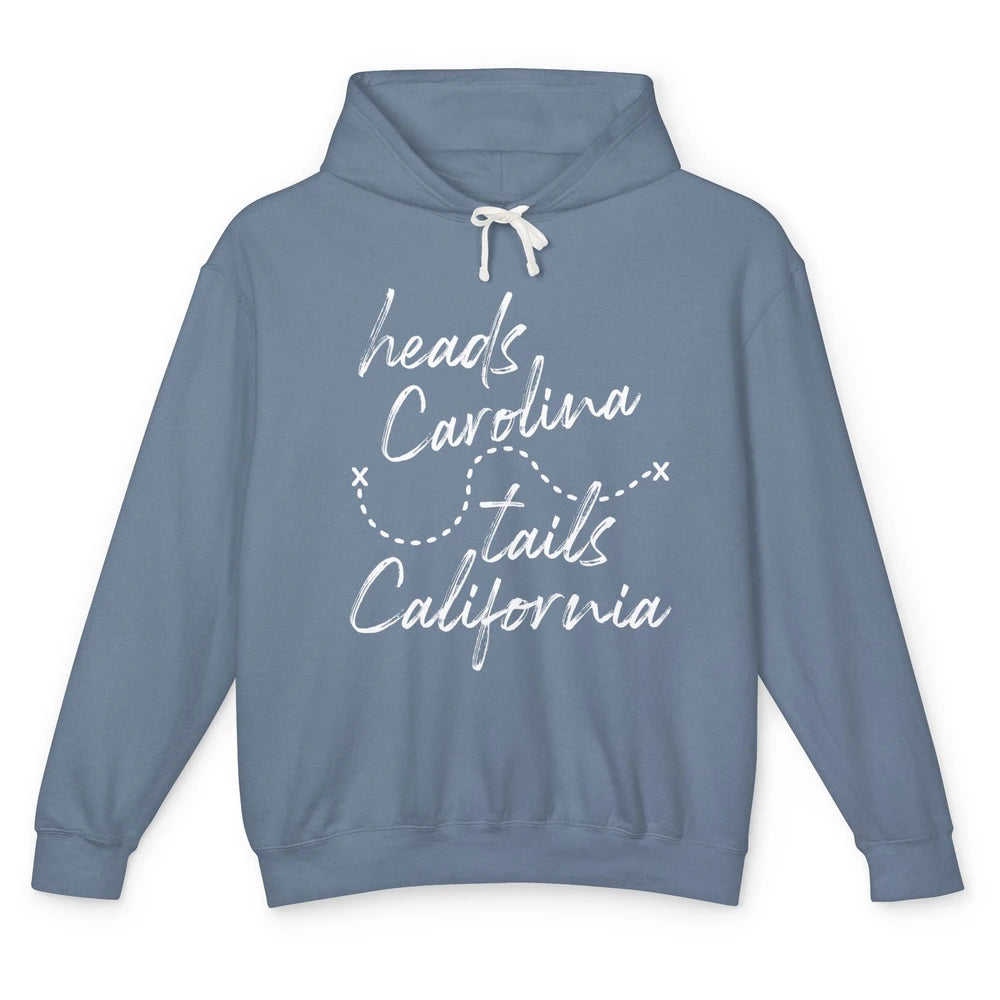 Heads Carolina Tail California Western Summer Beach Paradise Unisex Lightweight Hoodie