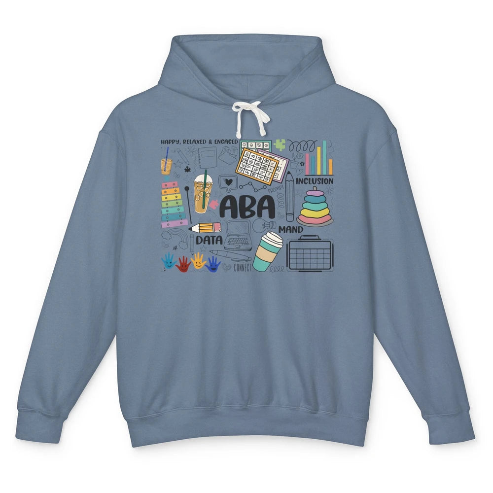 ABA Applied Behavior Analysis Sped Teacher RBT Therapist Unisex Lightweight Hoodie