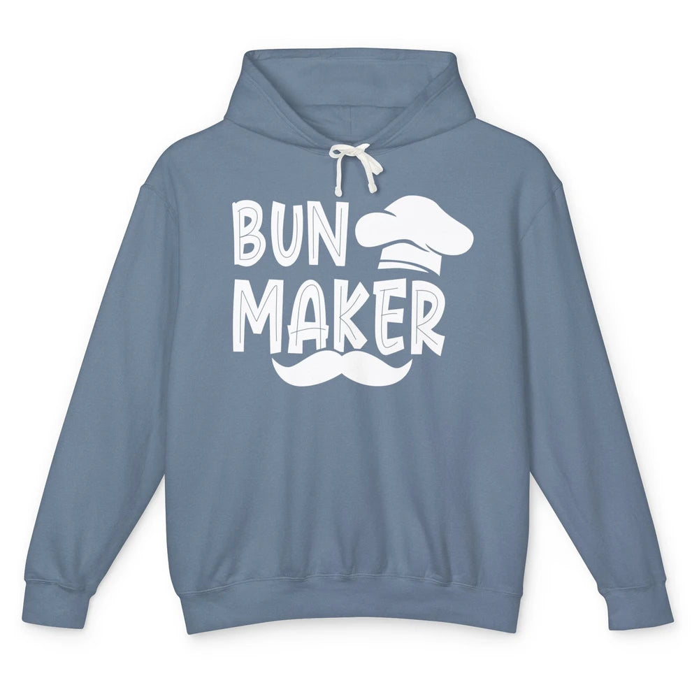 Bun Maker Bun Baker Pregnancy Announcement Baby Reveal Gift Unisex Lightweight Hoodie