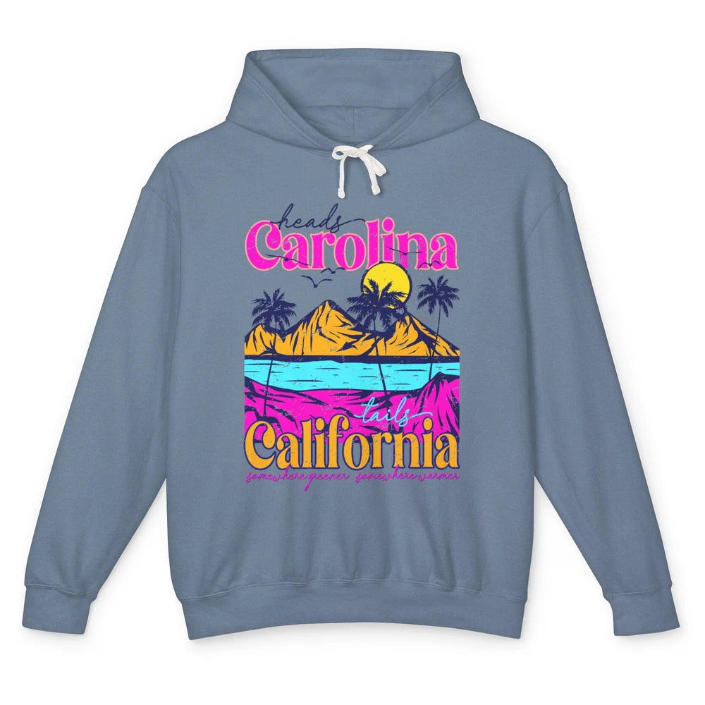 Heads Carolina Tail California Western Summer Beach Paradise Unisex Lightweight Hoodie