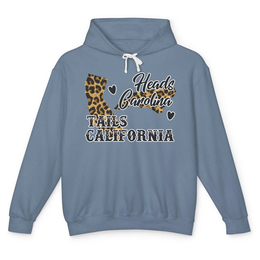 Retro Leopard Heads Carolina Tail California Western Summer Unisex Lightweight Hoodie