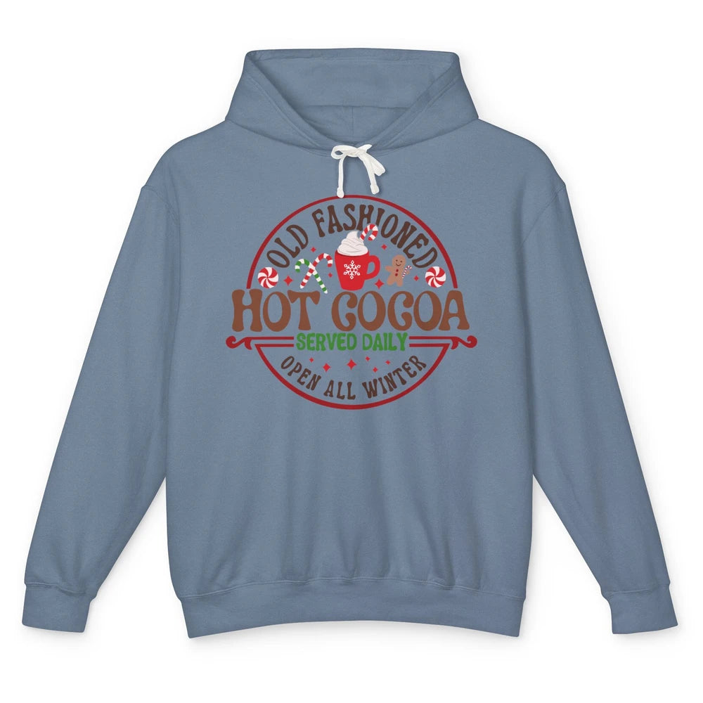 Christmas Gingerbread Hot Cocoa Hot Chocolate Christmas Unisex Lightweight Hoodie