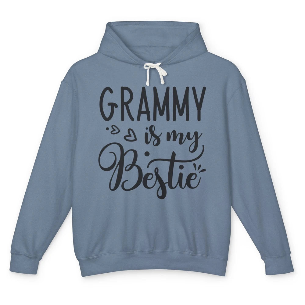 Grammy Is My Bestie Being Grandma Make My Life Complete Nana Unisex Lightweight Hoodie