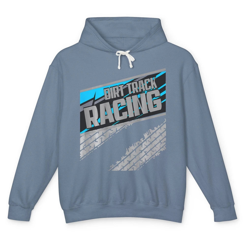 Dirt Track Racing Vintage Retro Sprint Car Speed Race Truck Unisex Lightweight Hoodie