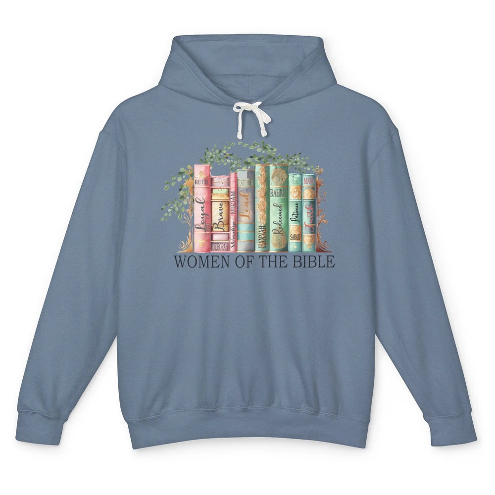 Wildflower Christian Women Of The Bible Religious Book Lover Unisex Lightweight Hoodie