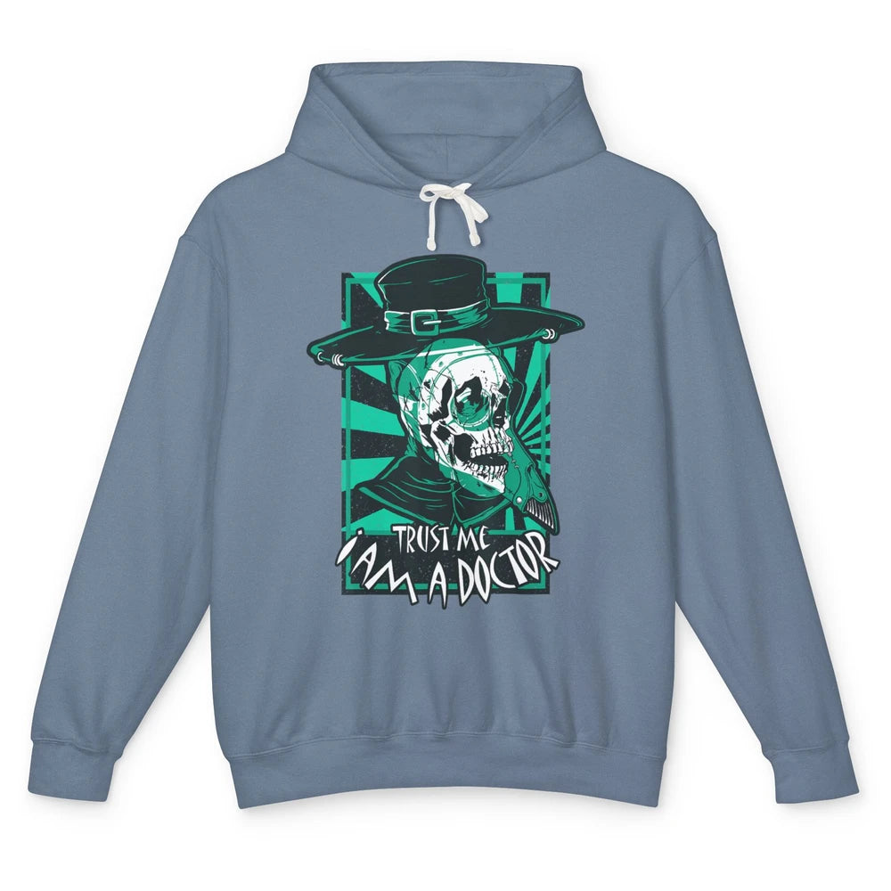 World Death Doctor Medieval Plague Halloween Spooky Season Unisex Lightweight Hoodie