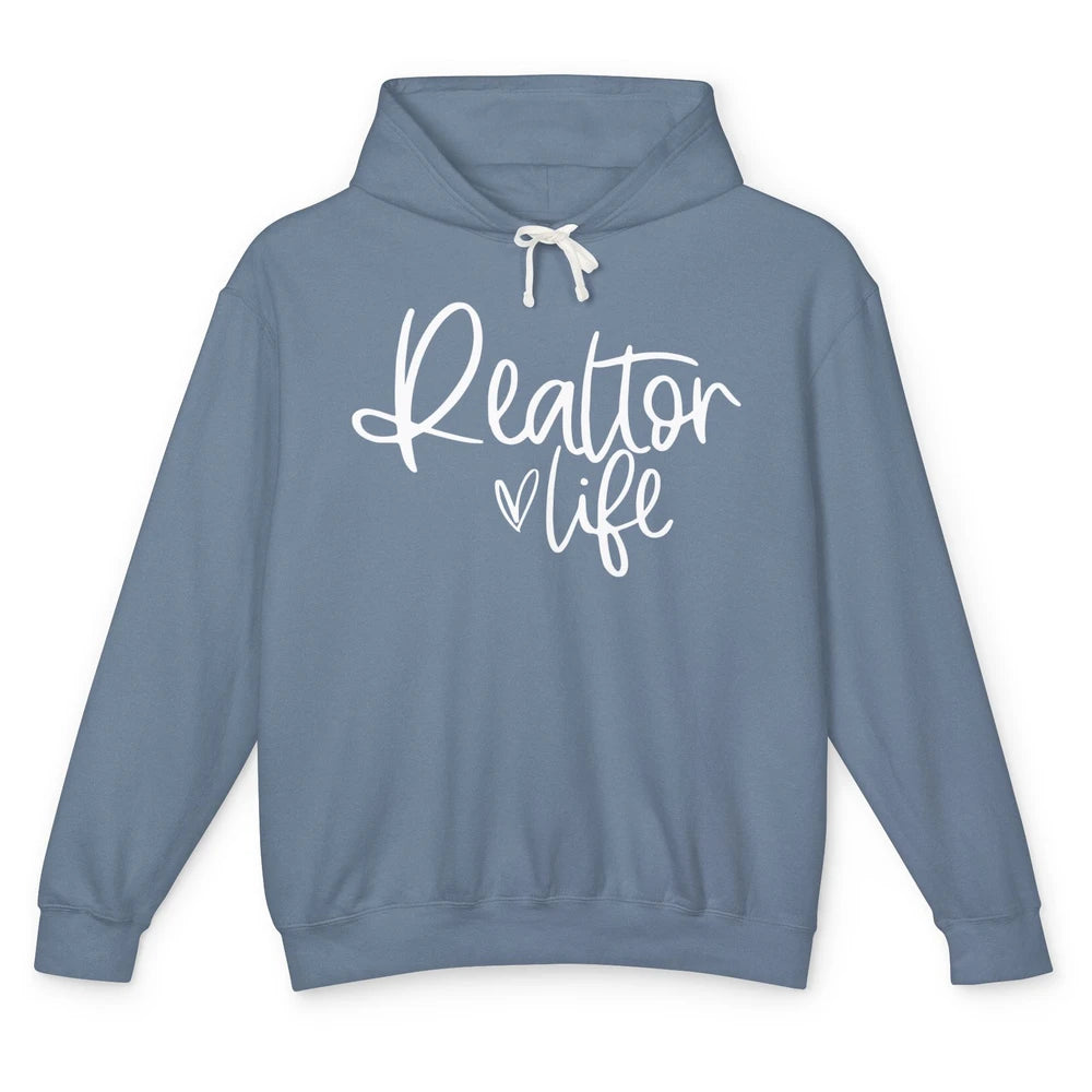 Leopard Love Real Estate Life Realtor Life House Investment Unisex Lightweight Hoodie