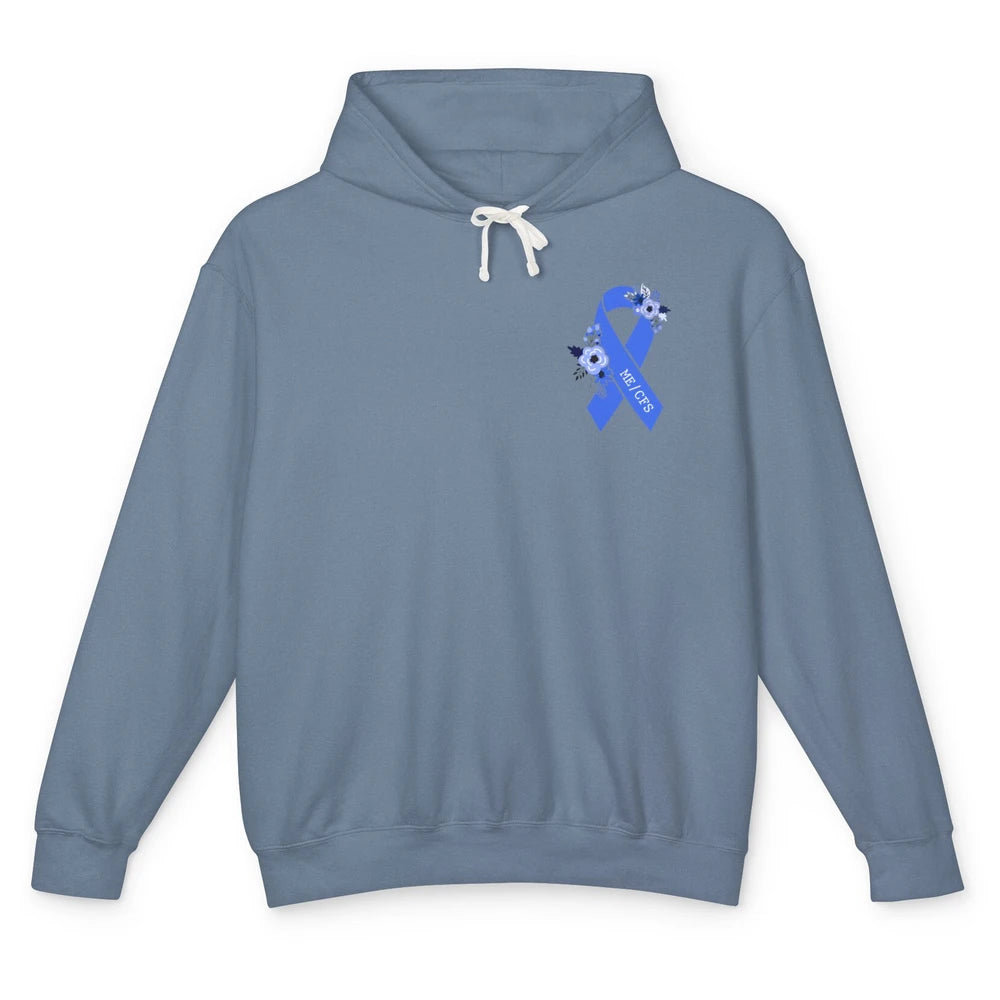 ME/CFS Chronic Fatigue Syndrome Awareness Ribbon Pocket Size Unisex Lightweight Hoodie