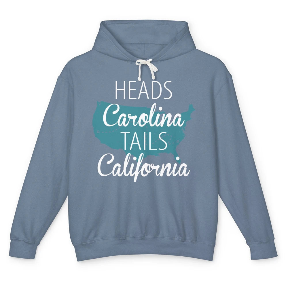 Heads Carolina Tail California Western Country Summer Beach Unisex Lightweight Hoodie