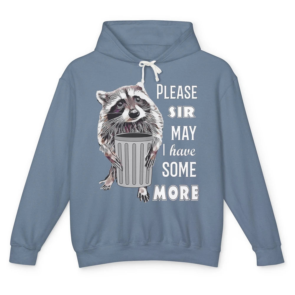 Funny Have Some More Raccoon Trashed Opossum Sarcasm Possum Unisex Lightweight Hoodie