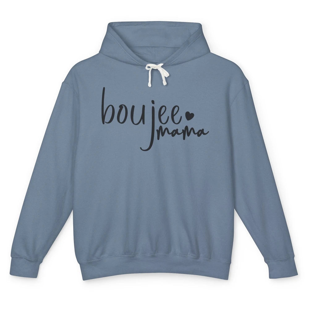 Boujee Mama Boujee Mom Fall Halloween Western Girl Mama Unisex Lightweight Hoodie