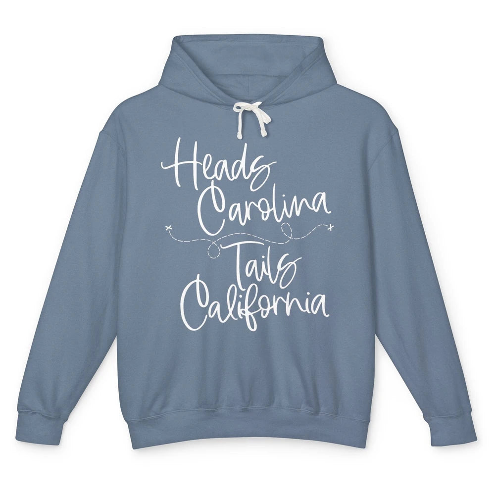 Retro 90s Heads Carolina Tail California Beach Summer Travel Unisex Lightweight Hoodie