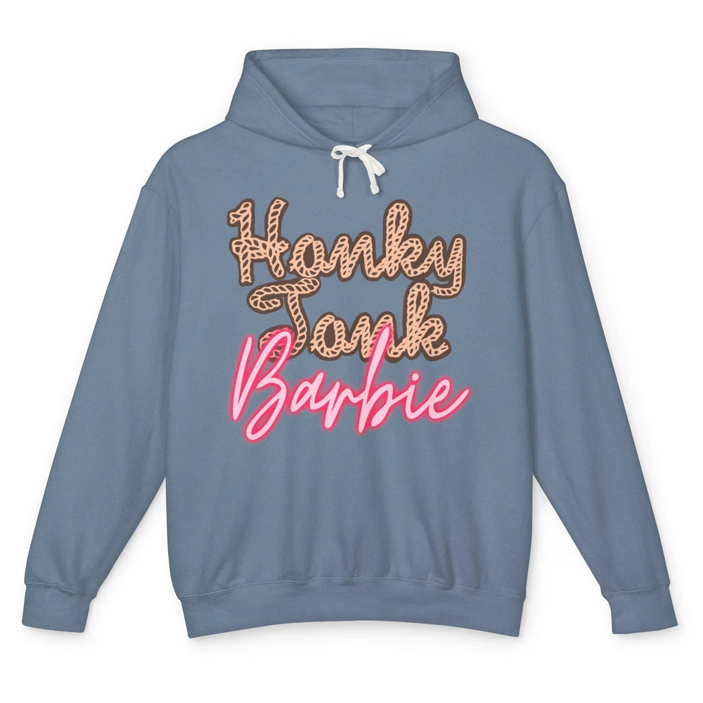 Honky Tonk Babe Lasso Western Country Cowboy Cowgirl Gift Unisex Lightweight Hoodie