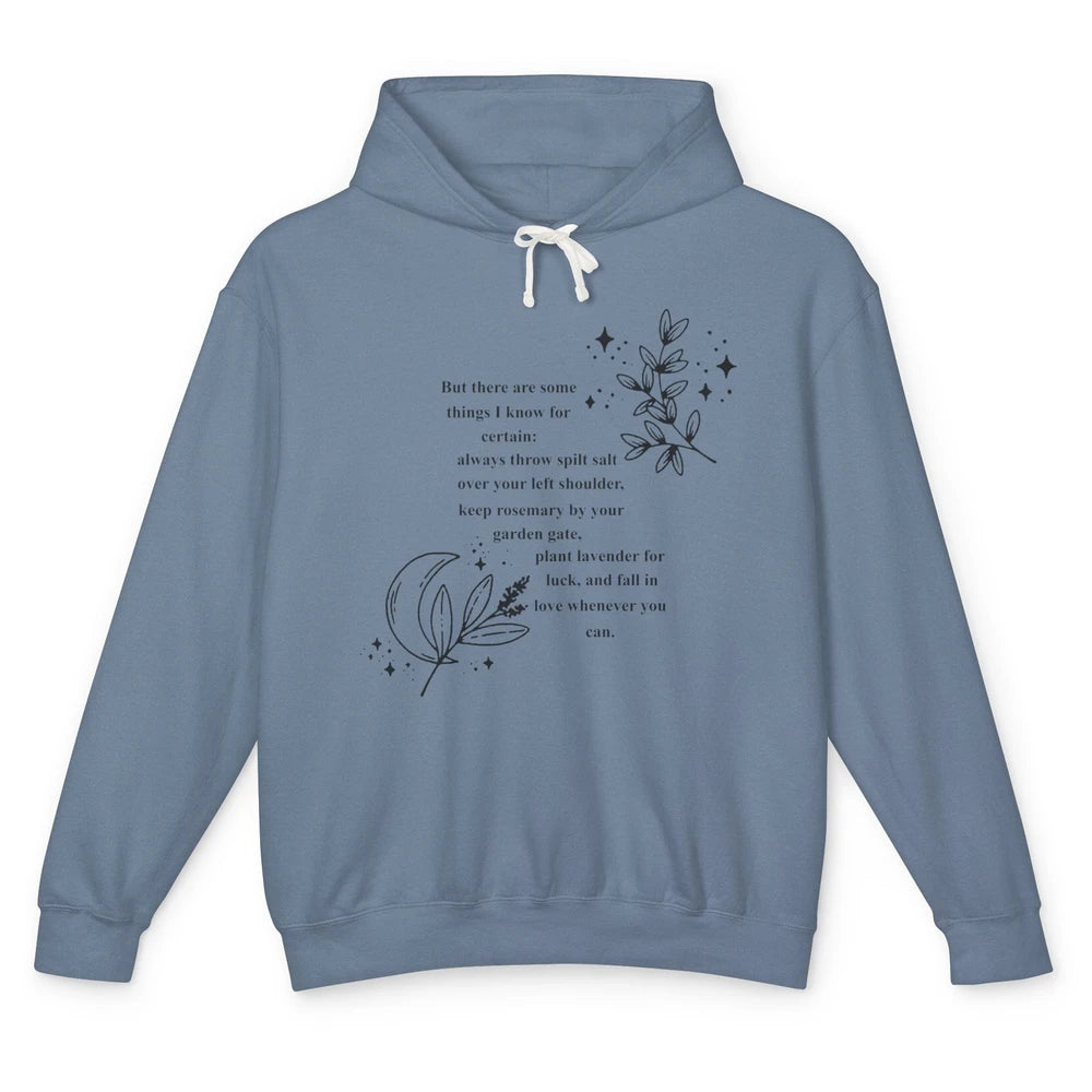 Practical Magic Witch Gardening Card Gardeners Plant Lovers Unisex Lightweight Hoodie