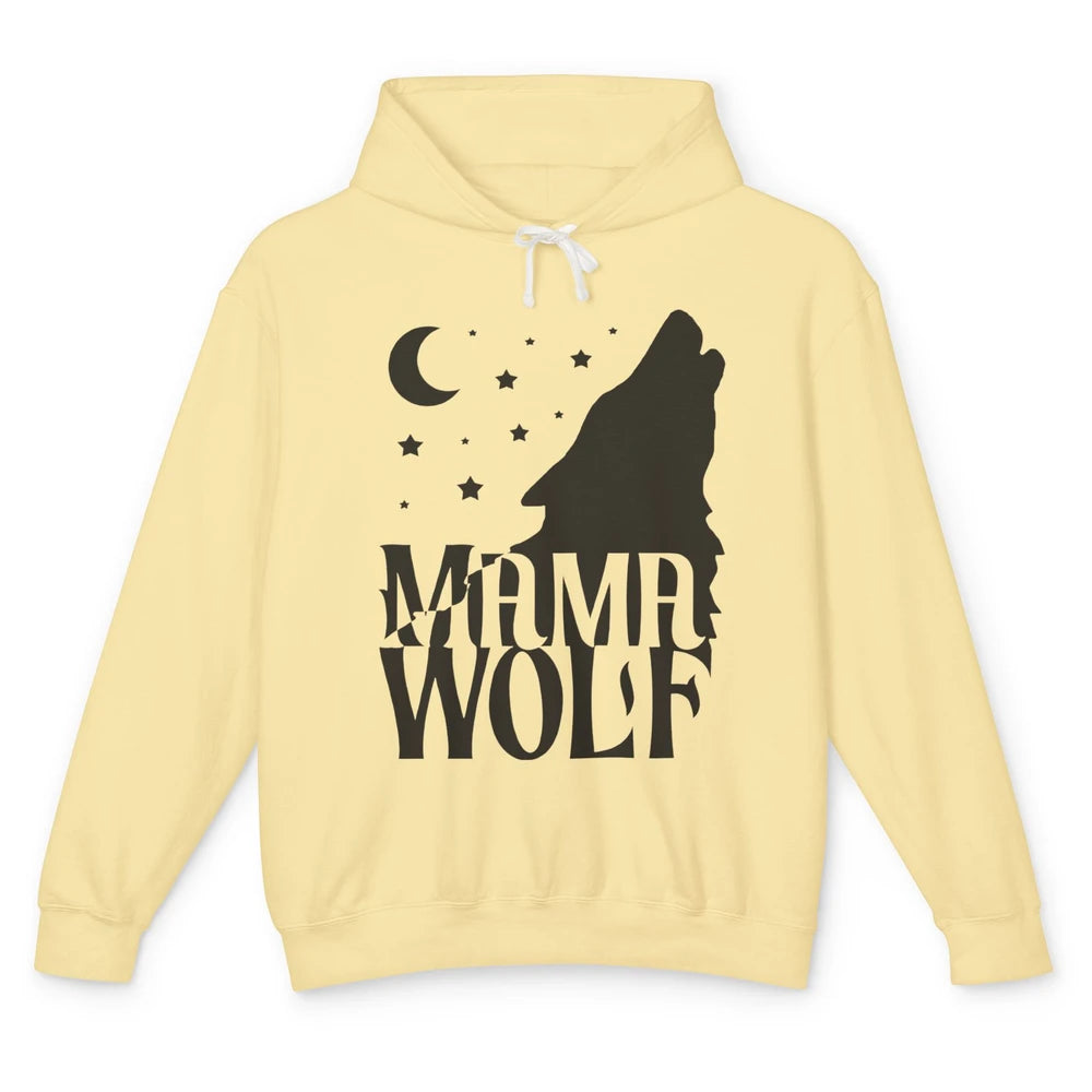 Wolf Pack Wolf Family Mama Wolf Matching Family Outfit Unisex Lightweight Hoodie