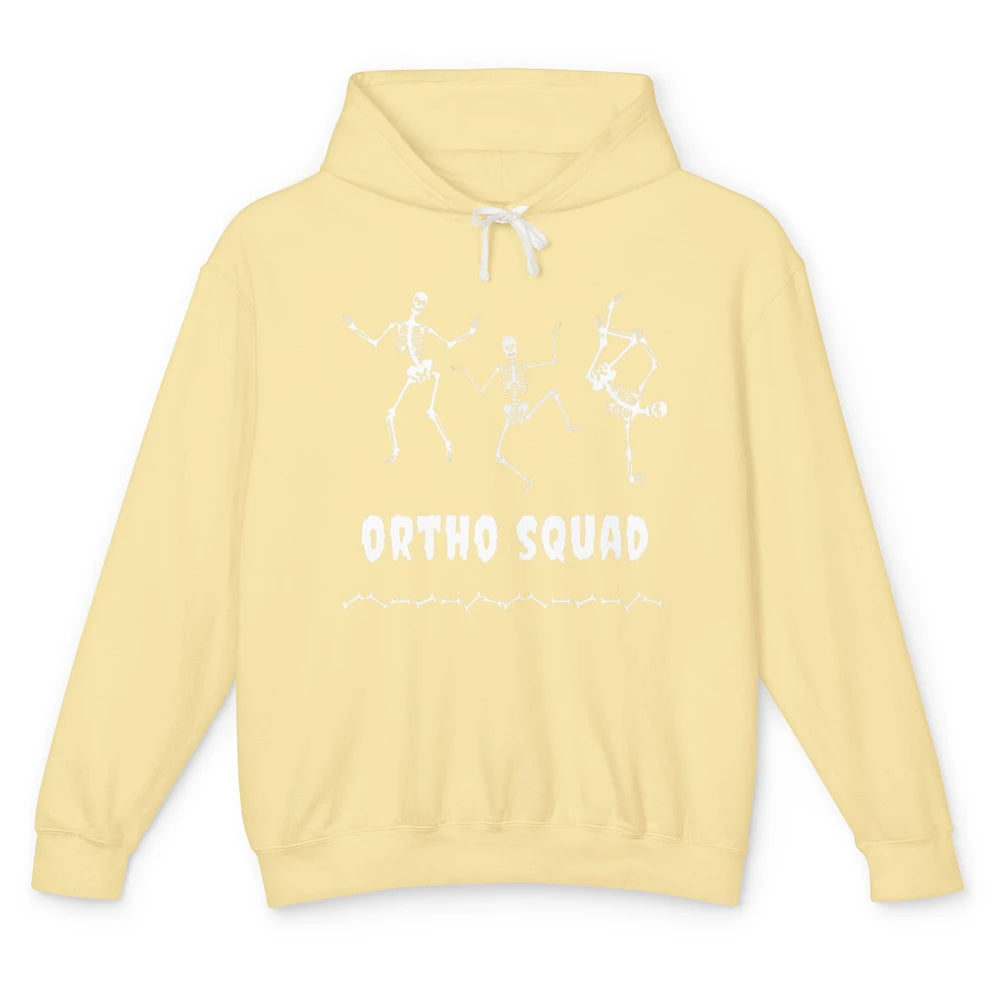 Ortho Nurse Squad Skeleton Orthopedic Nursing Appreciation Unisex Lightweight Hoodie