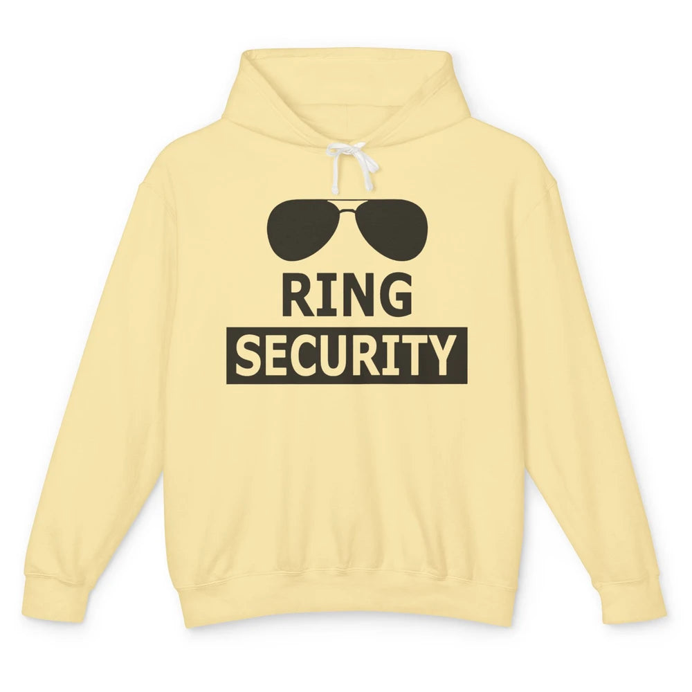 Wedding Ring Security Boy Ring Bearer Wedding Party Unisex Lightweight Hoodie